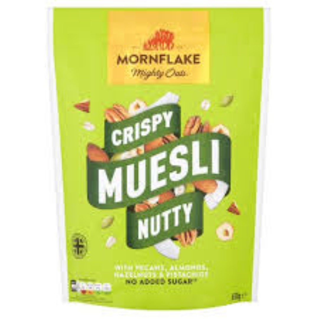 MORNFLAKE EXTRA CRISPY NOTORIOUSLY NUTTY 650G
